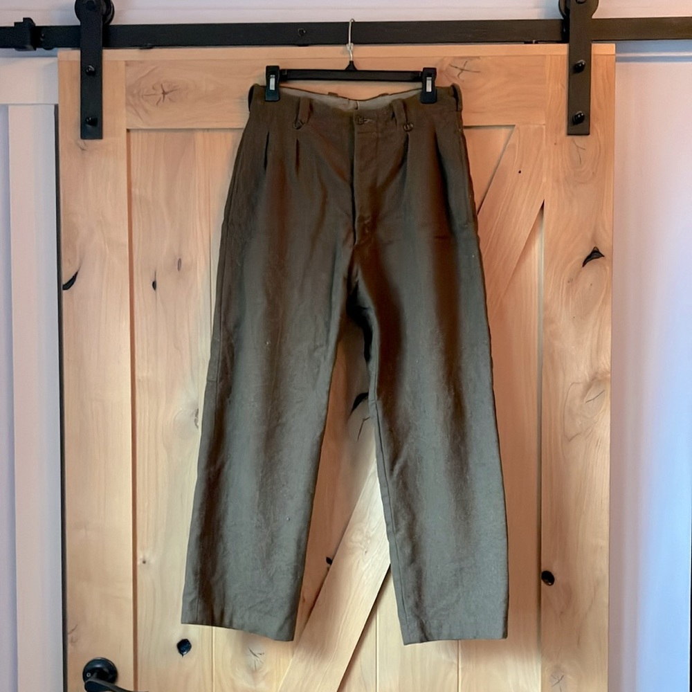 Women’s 100%wool 1940s pants
